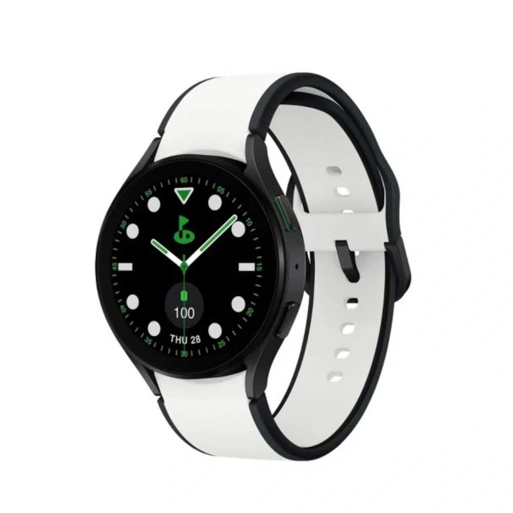 Sealed Samsung Smartwatch with Black and White Band